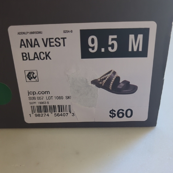 a.n.a Black and Cream Women's Sandals - Picture 4 of 4